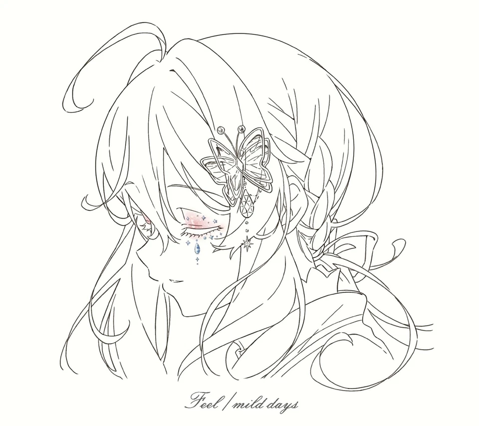 Hitsujibungaku Feel / mild days Secrets of the Silent Witch CD Japan Pre - Image 2 of 2