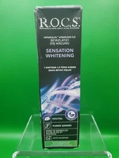 R.O.C.S Sensational Whitening Unique Toothpaste Whitens In 1 Week Exp 07/27