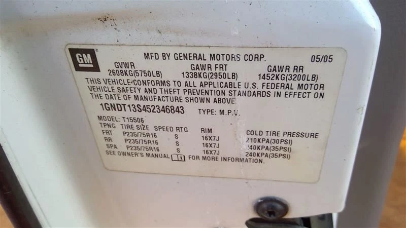 Puntal delantero para 02-09 ENVOY 185462 Foto 4 de 4