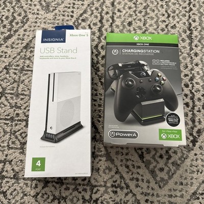 Insignia  Vertical Stand with USB 3.0 Hub And Charging Station for Xbox One S