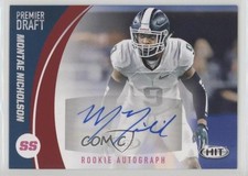 2017 Sage Hit Auto Red Montae Nicholson #A69 Auto 2b2