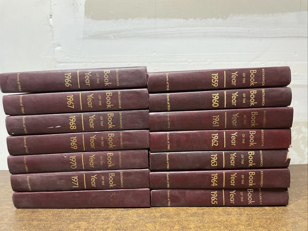 Britannica Book Of The Year In Antiquarian & Collectible Books for