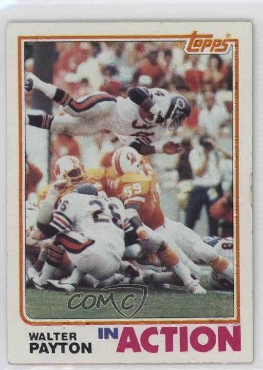 1982 Topps In Action Walter Payton #303 HOF