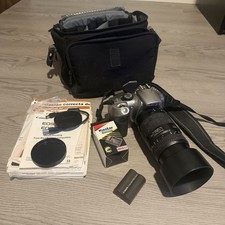 CANON EOS REBEL DS6041 CAMERA BUNDLE Quantaray 70-300 Lens 2 Battery Charger