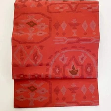 5665# Japanese Vintage Nagoya Obi Belt Kimono Fabric Silk Traditional
