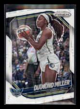 2025 Panini Prizm WNBA - Diamond Miller #27 White Seismic Prizm