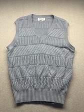 1980s Men s Grey Knit Vest