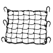 Small Cargo Net with 6 Thicken Hooks, 15"x15" Stretches to 1PCS-15"x15"