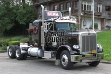 LKW Foto Peterbilt 379 Zugmaschine USA schwarz SENN Cheetah #j6va