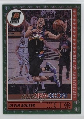 2021-22 Panini NBA Hoops 75th Anniversary /75 Devin Booker #6 0af3