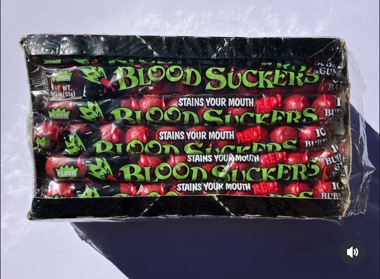 Vintage Fleer Sealed Box Blood Suckers Gum Ball Packs Monster Halloween Candy