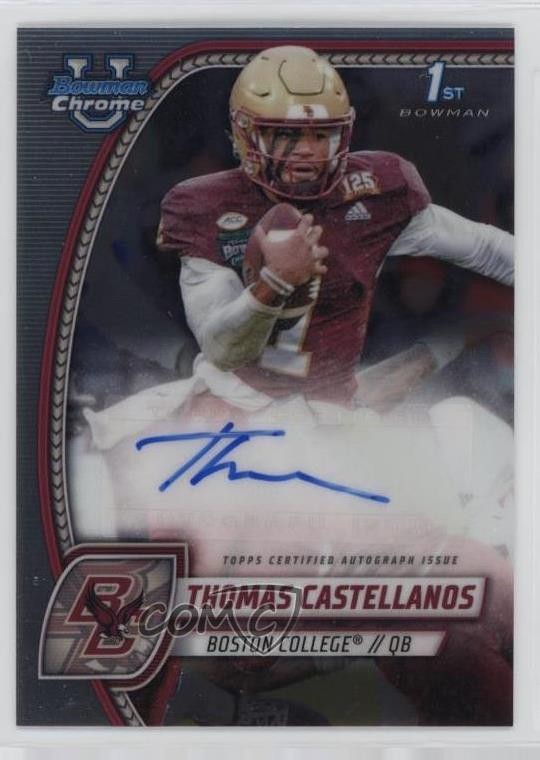 2024 Bowman U Chrome Chrome Prospect Auto Thomas Castellanos #PA-TCA Auto 1in5
