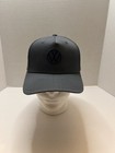 Volkswagen Embroidered Logo Hat Cap Strapback VW Car Advertising Gray