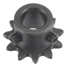 11 Teeth Sprocket 1/4" Pitch 8mm Bore Carbon Steel with Set Screws