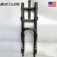 BUCKLOS 20/26*4.0" Fat Beach/Snow/Electric/DH Bike Forks MTB Air Suspension Fork