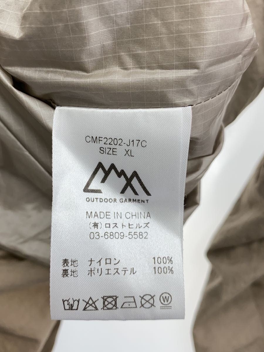 COMFY OUTDOOR GARMENT Nylon Jacket XL BEG Plain Cmf2202-j17c Used