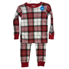 Carter  s Holiday Plaid Cotton PJ Pajama Set Toddler NEW Size 4T Unisex
