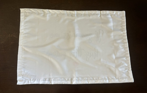 Silk Satin Standard Pillowcase If You Miss Me Hug This Pillow ❤️ - Picture 2 of 7