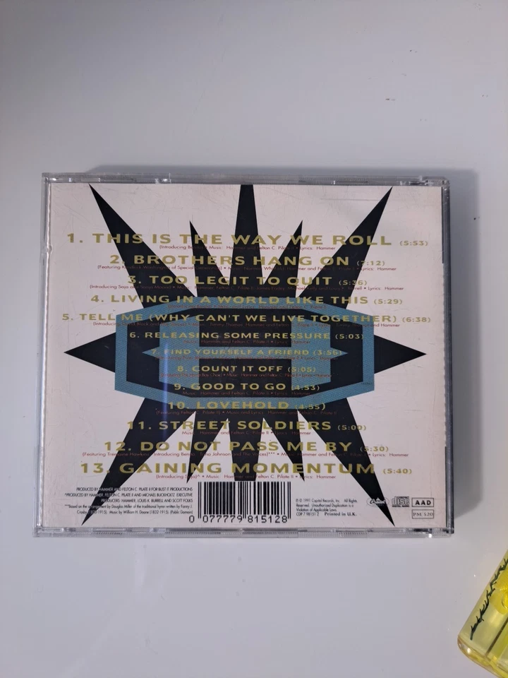 CD MC Hammer Too Legit To Quit Capitol Records - Bild 2 von 4