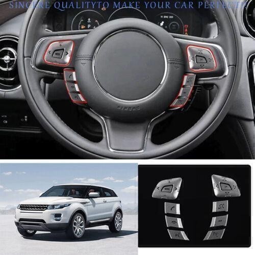 For Range Rover Evoque 2012-2019 Silver Alloy Steering Wheel Control ...