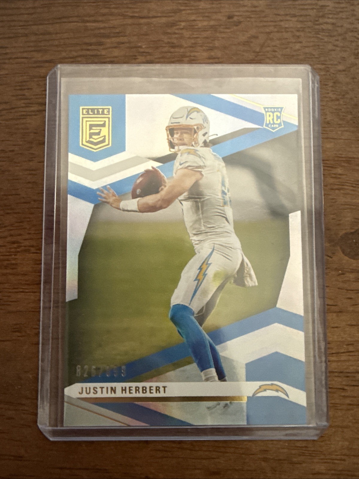 JUSTIN HERBERT 2020 CHRONICLES DONRUSS ELITE ROOKIE #203 RC /899 Q5829