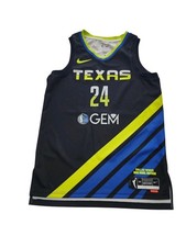 Arike Ogunbowale Dallas Wings Texas Nike Rebel Authentic Sewn Jersey Size M 44