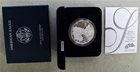 2008-W SILVER EAGLE DOLLAR PROOF COIN WITH ORIGINAL US MINT PACKAGING & COA