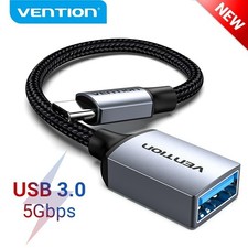 USB Type C to USB 3.0 Female OTG Adapter Thunderbolt 3 Cable Data Cord Laptop PC