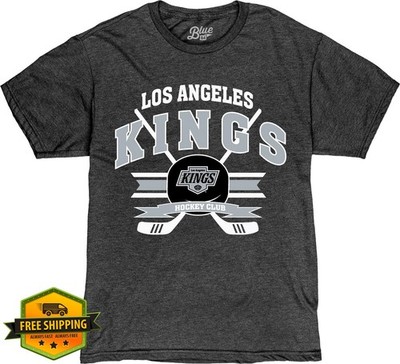 Blue 84 NHL T-Shirt Heathered Hockey Puck Licensed