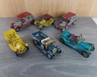 Joh Lot Of 6 Vintage Cars | Lesney, Matchbox Models Of Yesteryear Playworn Spare