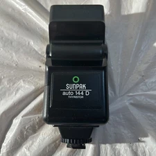 Sunpak Auto 144 D Shoe Mount Flash Thyristor With Case