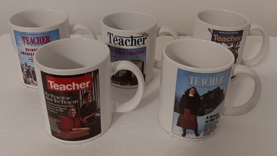 Teacher Magazine Mugs - You Choose Cover - Excellent Condition