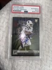 Boston Scott IP Auto Eagles Super Bowl PSA/DNA SIGNED
