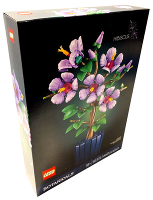 LEGO Botanicals:  10372 Hibiscus Flower 660 pcs. Brand New!!  Carefully Shipped