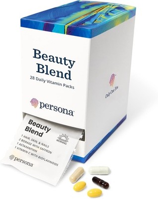 Persona Nutrition Beauty Blend Vitamin Pack for Hair Skin and Nails [28 pack]