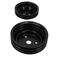 Doubletriple Groove Water Pump Pulley For Chevy 262-400 Small Block V8 V-belt