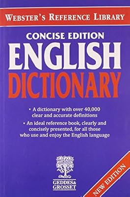 Websters Concise English Dictionary (Websters reference library), Webster, Used;