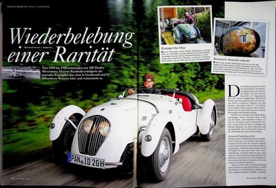 Motor Klassik 12/2013 Healey Silverstone mit 104PS Restaurierung - ein interessa