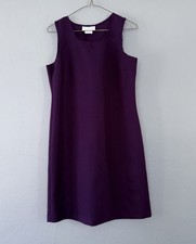 Pride Joy Dress Size 8 Petite PurplePull Over Round Neck Sleeveless Career Work
