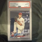2018 Topps #700 Shohei Ohtani Pitching RC PSA 10 GEM MINT Rookie!