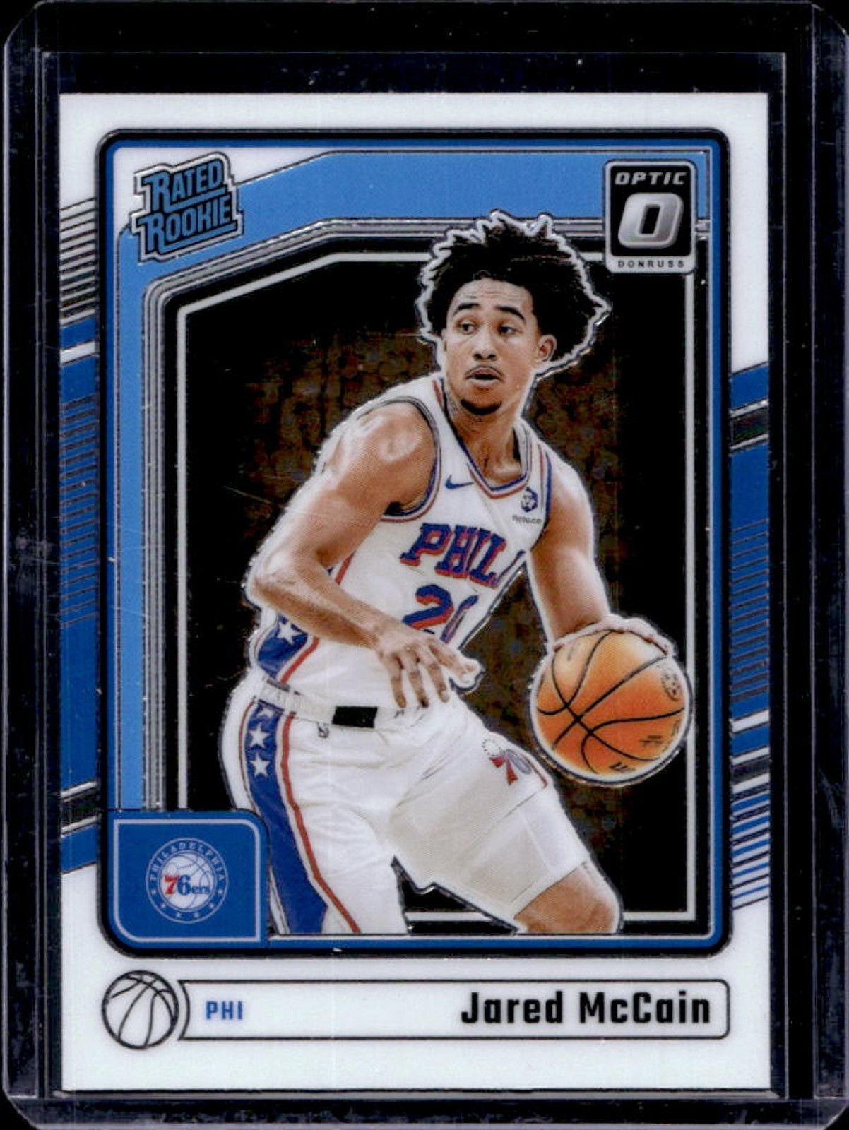 2024-25 Donruss Optic Jared McCain Rated Rookie RC #270 76ers