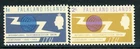 FALKLAND ISLANDS 154-55 SG219-20 MH 1965 ITU Issue set of 2 CV$7