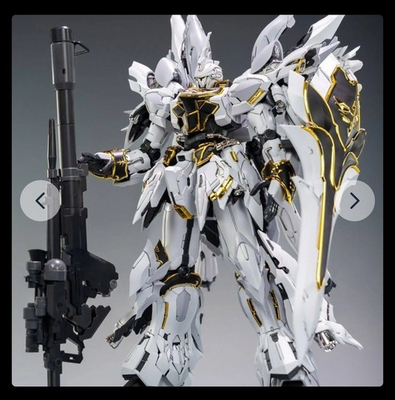 #ad #ad Comet Technology MG 1 100 Sinanju White Wolf Triple Speed Model Kit $129.99