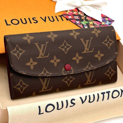 Louis Vuitton Monogram Fuchsia Emily Wallet