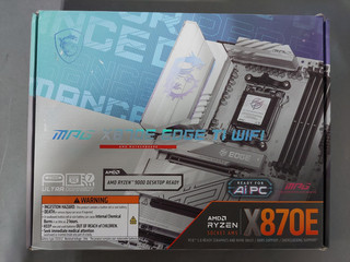 MSI MPG X870E Edge TI WiFi AMD AM5 X870E PCIe 5 ATX Motherboard For Parts