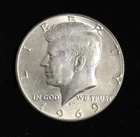 1969-D  50c Kennedy SILVER Half Dollar