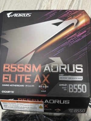 GIGABYTE B550M AORUS ELITE AX (rev 1.3) AM4 AMD B550 Micro-ATX Motherboard