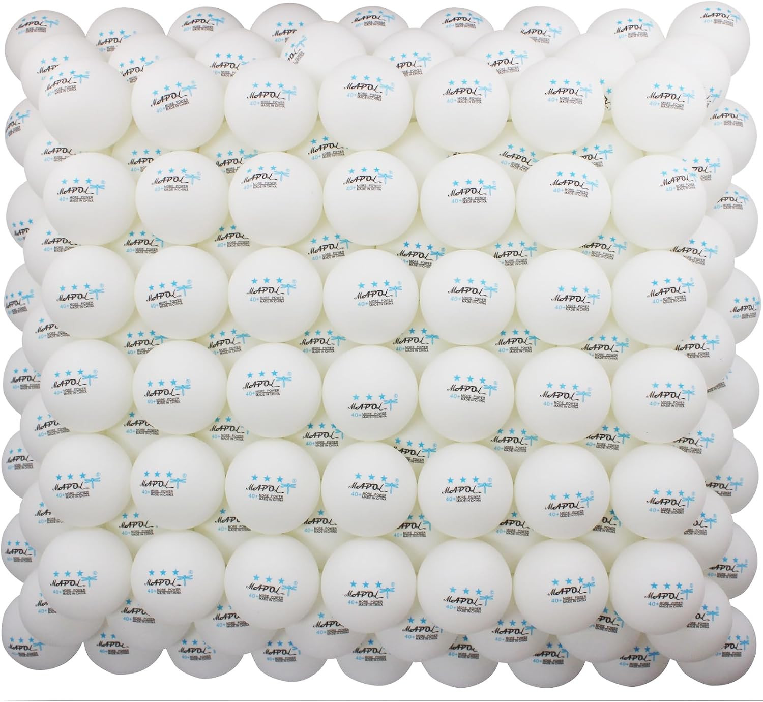 200 Count Table Tennis Balls, 3 Star Advanced Training Ball, Bulk Ping Pong Ball