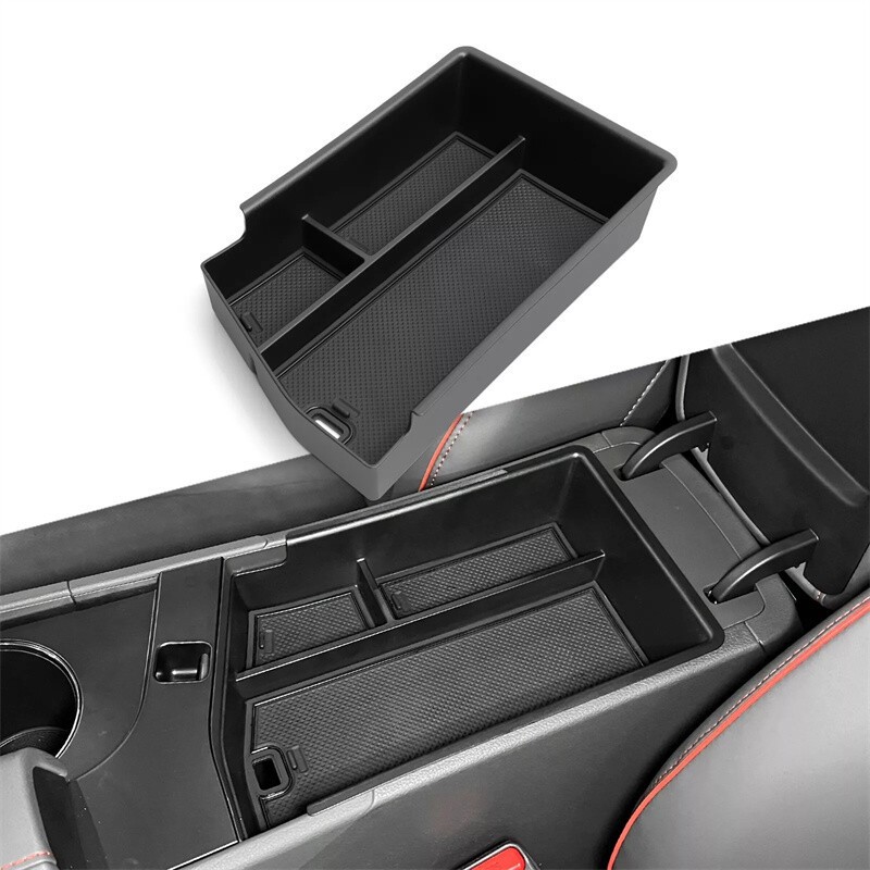 New Black Console Armrest Storage Box Tray 1x For Hyundai Sonata 2024 2025 2026