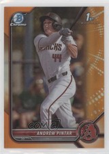 2022 Bowman Draft Chrome Orange Refractor 23/25 Andrew Pintar #BDC-138 0w27